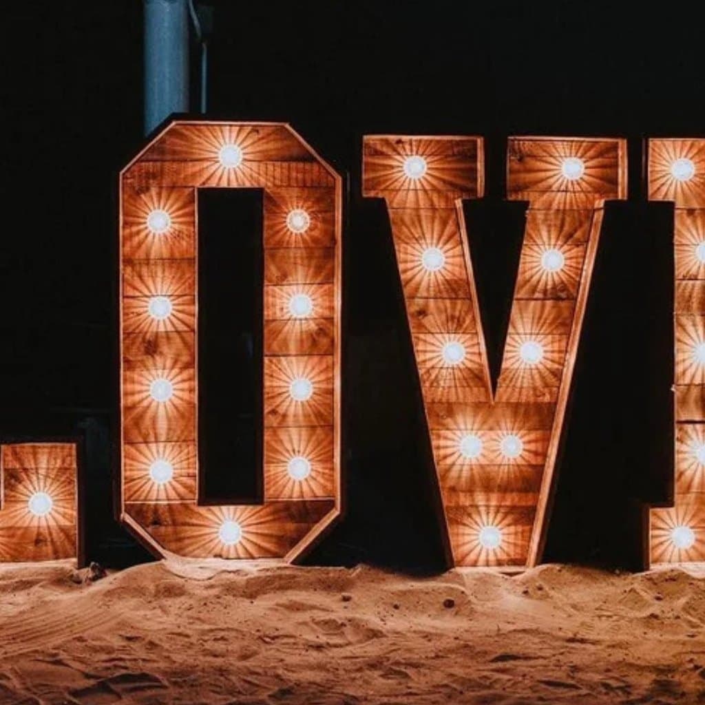 Seafront wedding décor — styled reception table